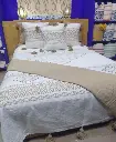 The Sovereign Master Suite Bedding Ensemble – 5-Piece Handcrafted Cotton & Soft Wool Set
