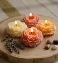 The Aura Botanical Massage Candle – Clean-Burning Organic Wax & Aromatic Wellness Elixir