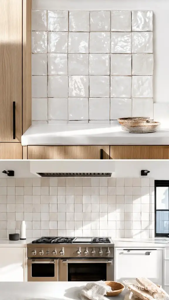 The Fassi Milky White Micro-Zellige – Authentic Hand-Chiseled 5x5 cm Glazed Mosaics (30x30 cm Mesh Sheets)