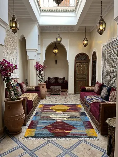 [Dar Maalma 17] The Vivid Chromatic Rug – Hand-Knotted Pure Natural Wool Masterpiece